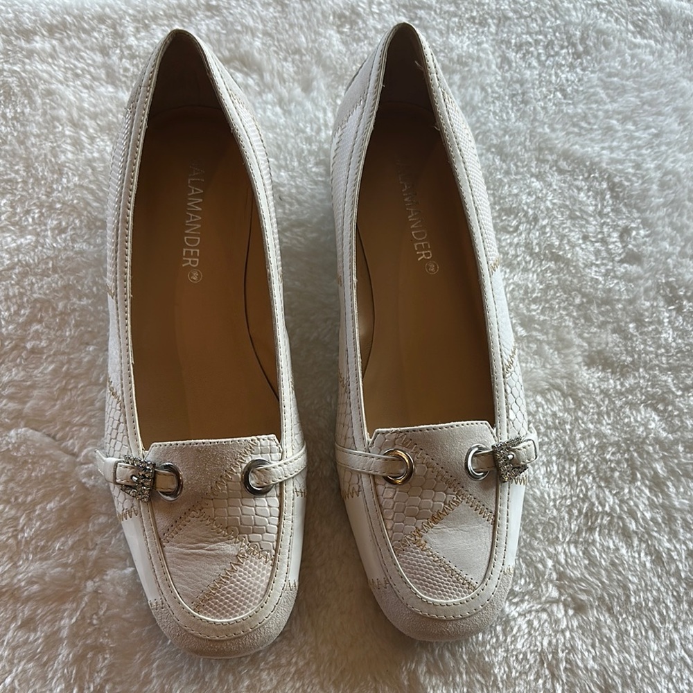 Women's SalamanderWhite Loafers